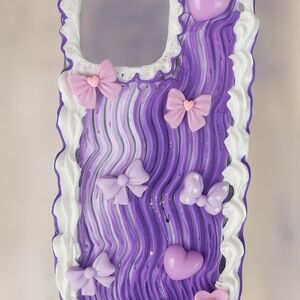Purple and Pink Decorative Phone Case I
